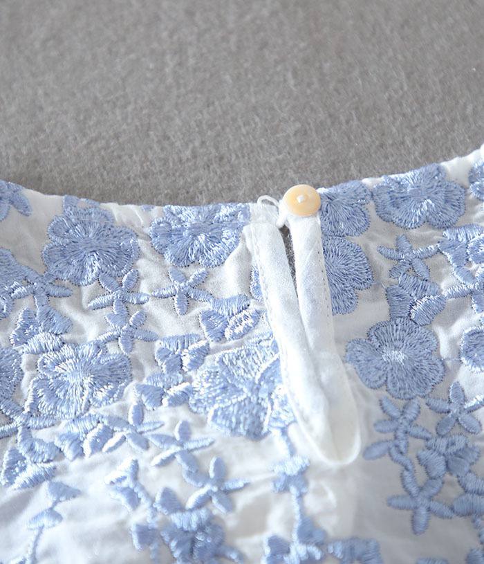 Floral Flow Embroidered  Top